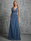Vestido Longo Drapeado Jennifer
