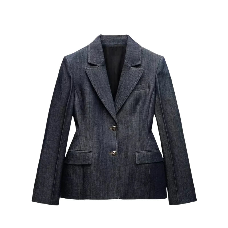 Conjunto de Alfaiataria em 3 Peças (Blazer, Calça e Jaqueta Top)