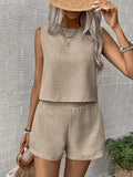 Conjunto Blusa e Short  de Linho Agatha