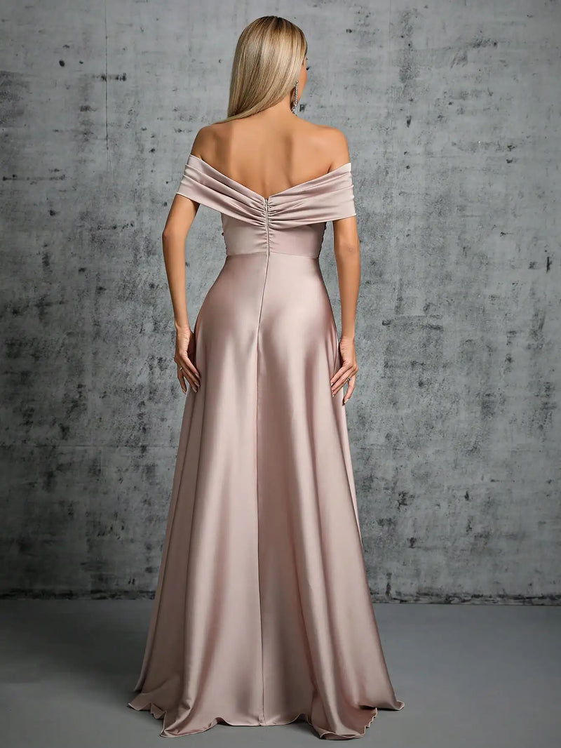Vestido Longo Busto Drapeado Bruna
